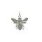 12 Pack: Charmalong™ Antique Silver Bee Charm by Bead Landing™